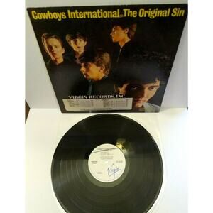Cowboys International The Original Sin 1979 Vinyl LP Record New Wave Post-Punk